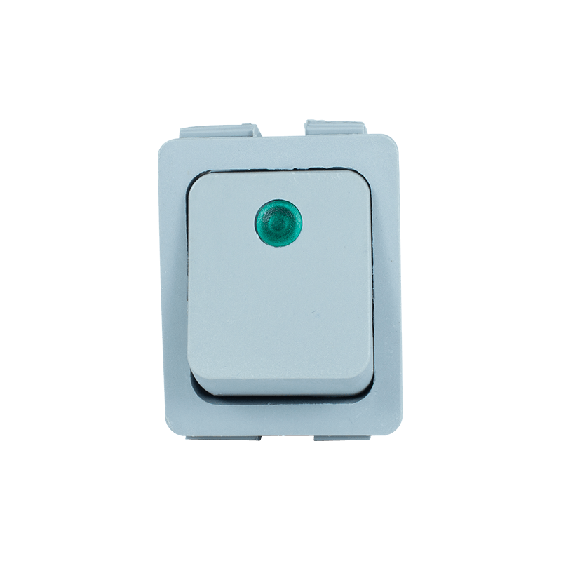 Выключат.клавишный C6053PLNAB зеленая линза, серый корпус Zanussi ZCH/S-1500 ER - широкий выбор фото4